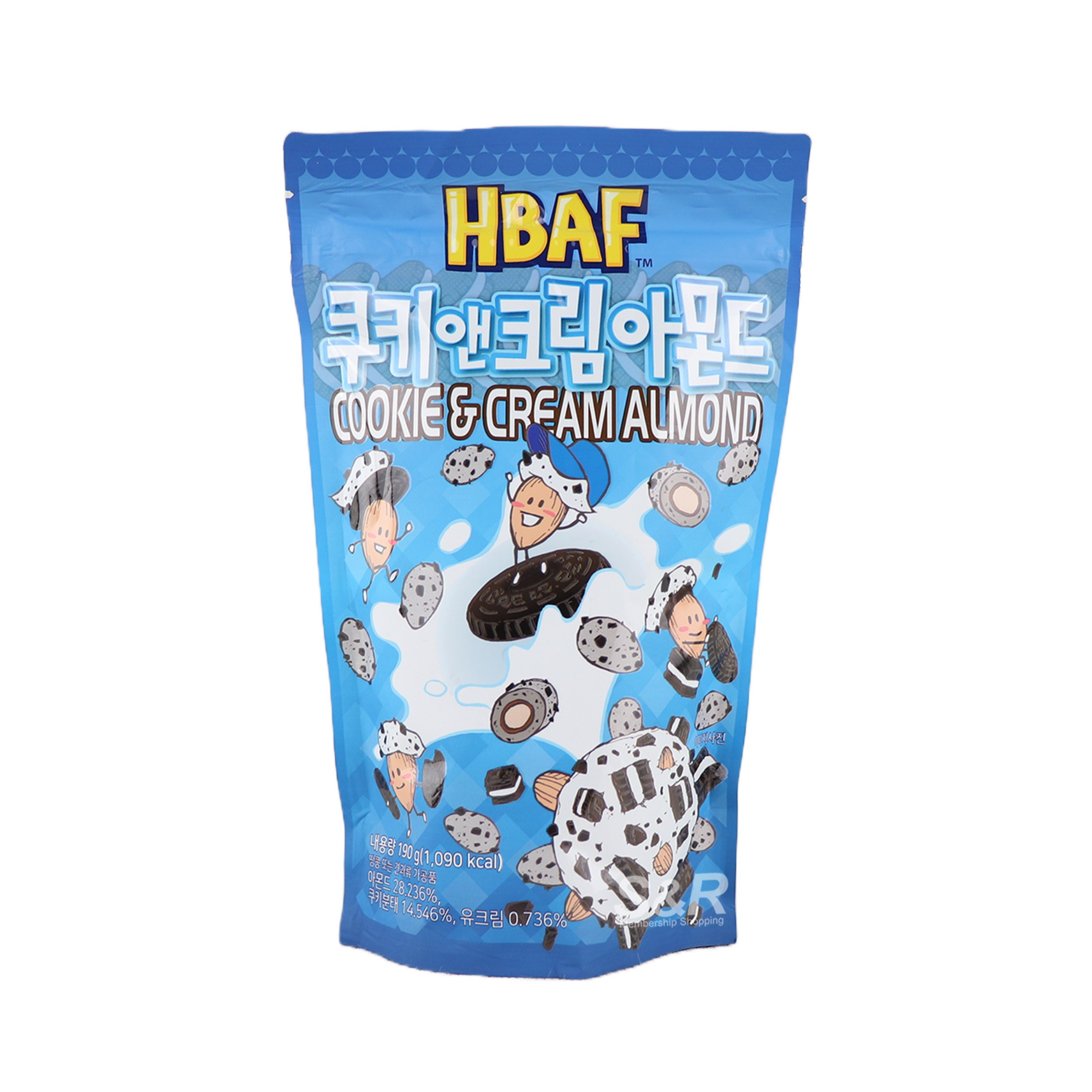 HBAF Cookies & Cream Almond 190g